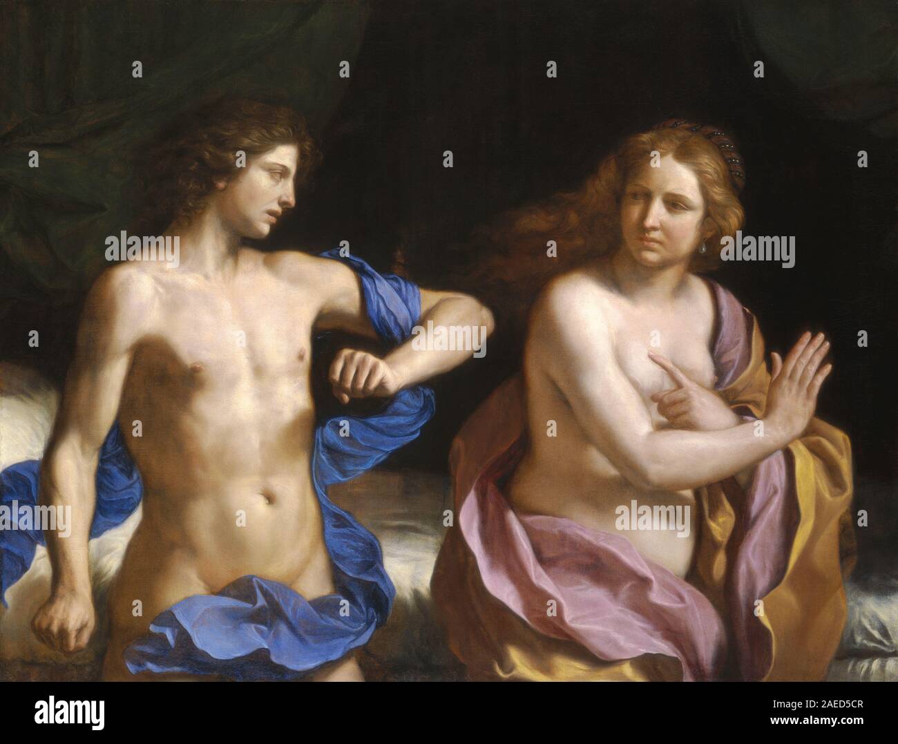 Giovanni Francesco Barbieri, chiamato Guercino, Amnon e Tamar, 1649-1650 Amnon e Tamar; tra il 1649 e il 1650 data Foto Stock