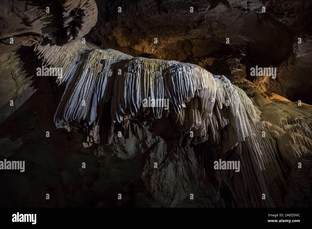 Galleria grotta Belianska - grotta di stalattiti in Belianske Tatra in Slovacchia Foto Stock