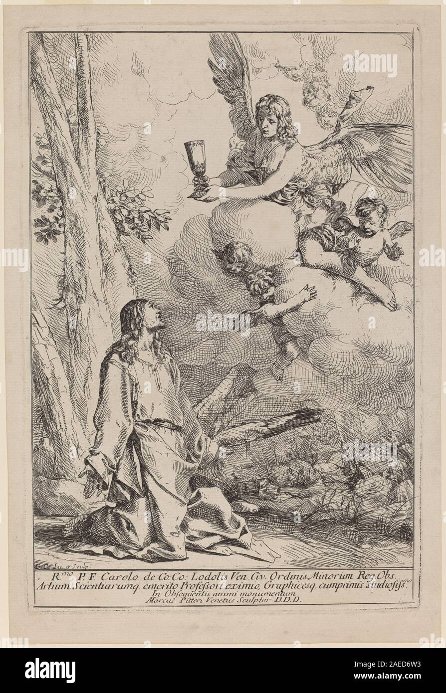 Giulio Carpinoni, Cristo sul monte degli Ulivi Cristo sul monte degli Ulivi Foto Stock