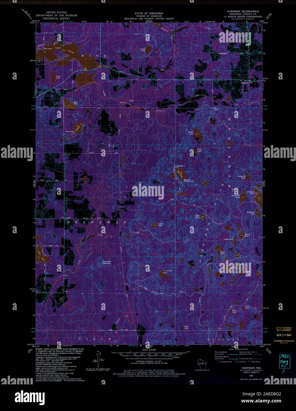 WI 500550 Harrison 1982 24000 Restauro invertito Foto Stock
