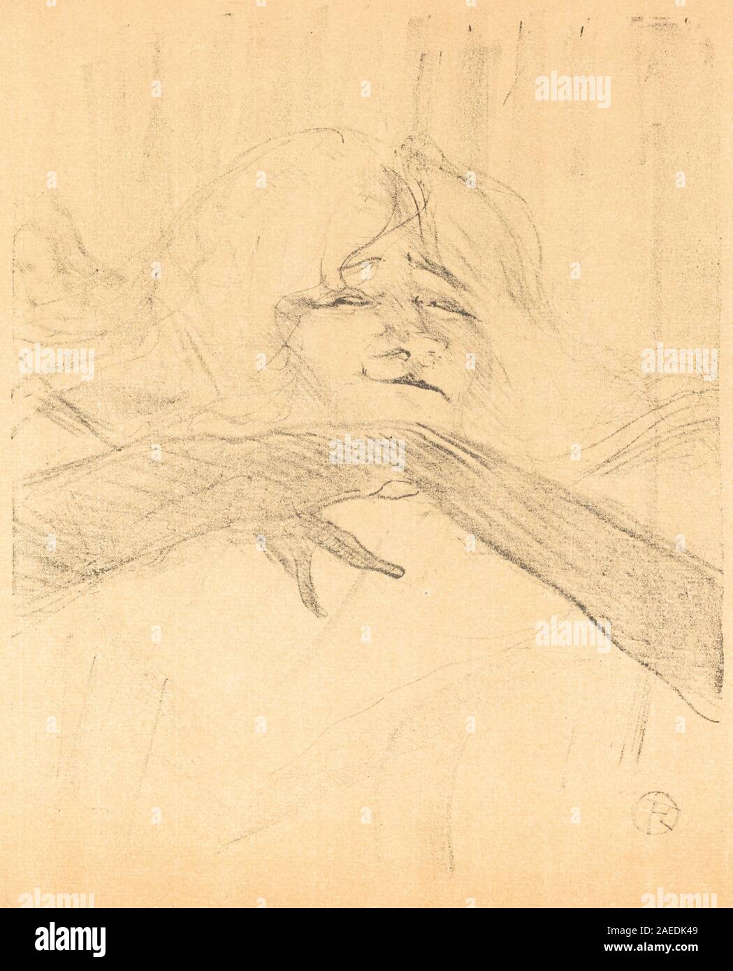Henri de Toulouse-Lautrec, attardato, più lungo, Loo, 1898 Linger, più lungo, Loo; 1898data Foto Stock