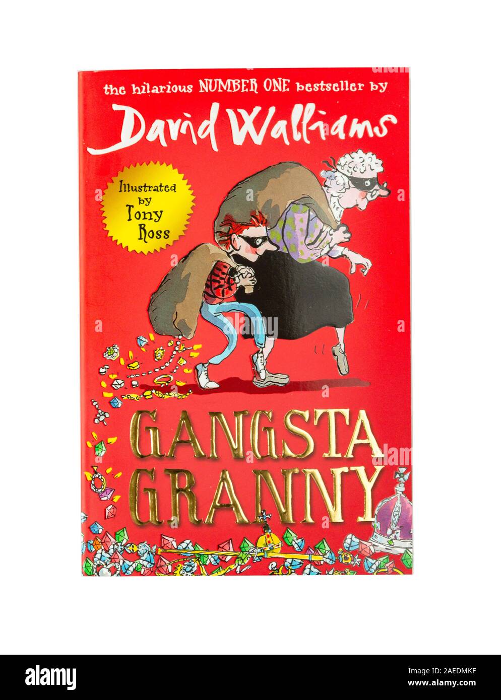 David Walliams 'Gamgsta Granny " libro per bambini, Greater London, England, Regno Unito Foto Stock