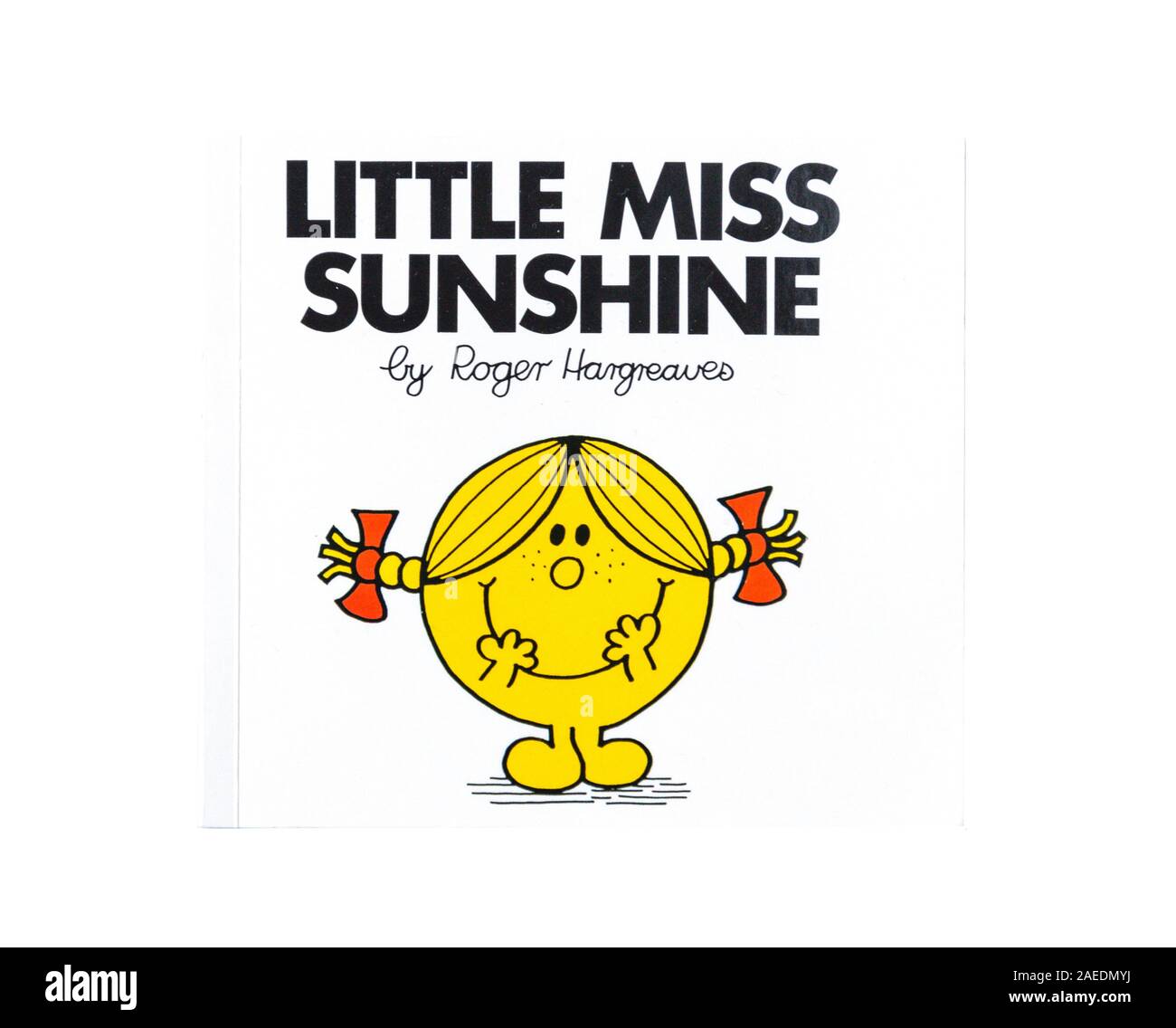 'Little Miss Sunshine' del signor uomini serie libro per bambini da Roger Hargreaves, Greater London, England, Regno Unito Foto Stock