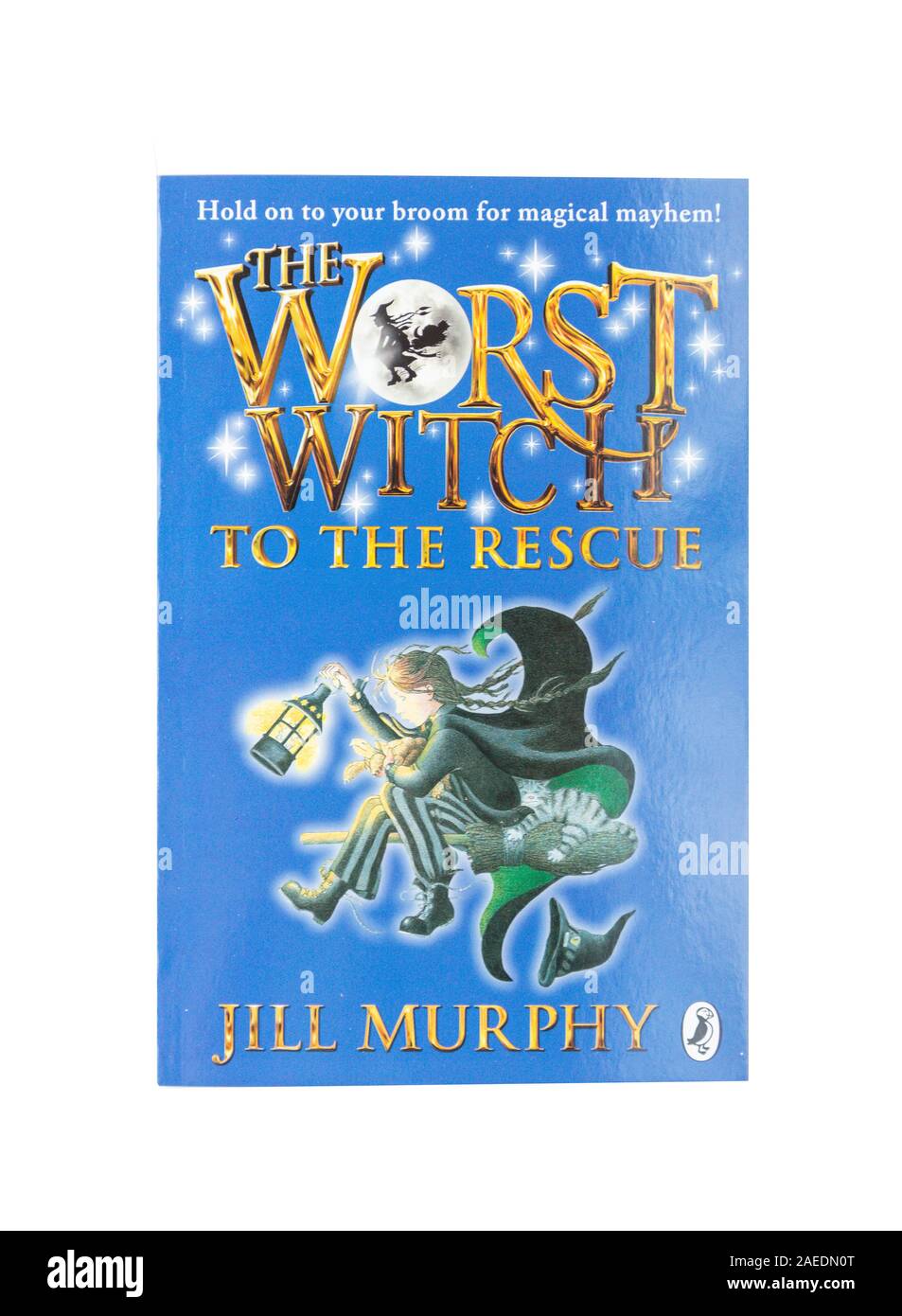 "La Strega peggiore per il salvataggio " libro per bambini da Jill Murphy, Greater London, England, Regno Unito Foto Stock