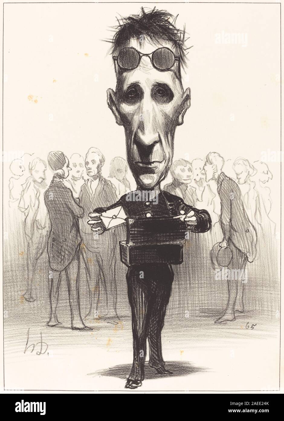 Honoré Daumier, Félix Saint-Priest, 1849 Félix Saint-Priest; 1849data Foto Stock