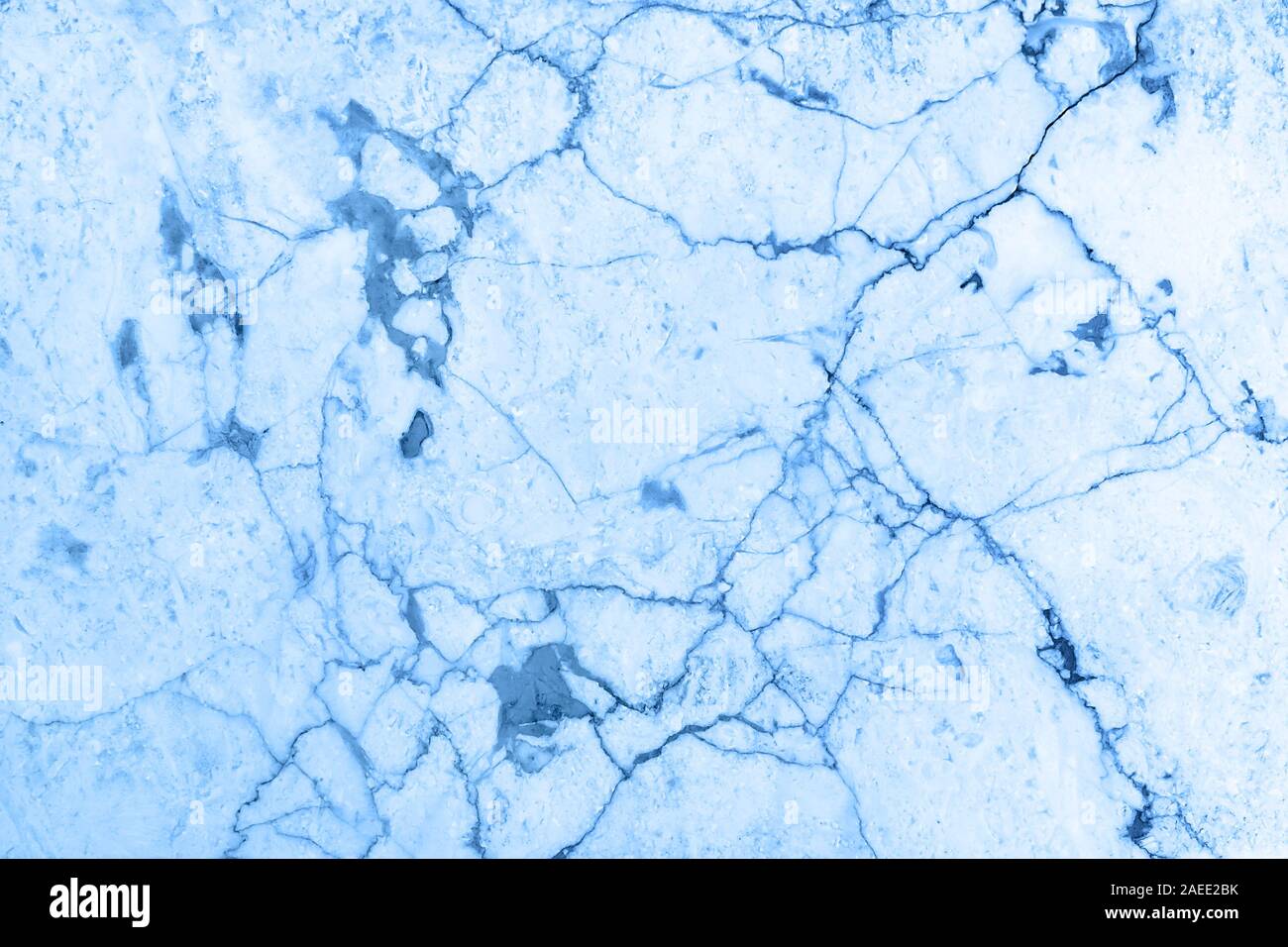 Il marmo naturale texture di sfondo o sfondo nel quartiere alla moda di colore blu. Interni in pietra di marmo design. Colore dell'anno 2020 concept. Lay piatto. Foto Stock