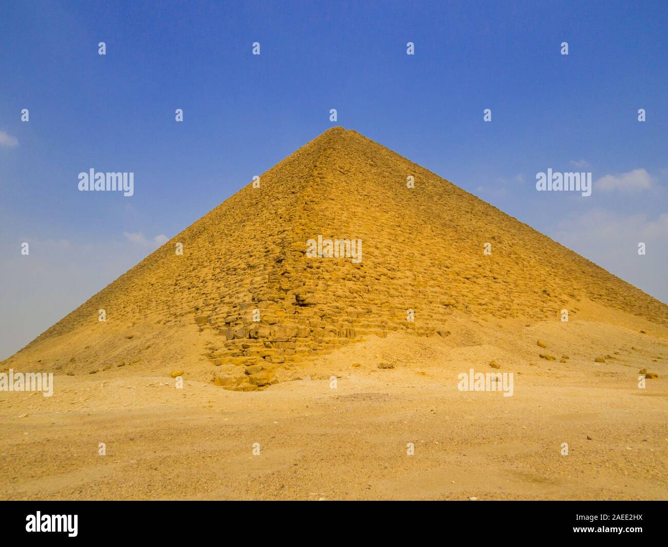 La Piramide Rossa, Dahshur, Egitto Foto Stock