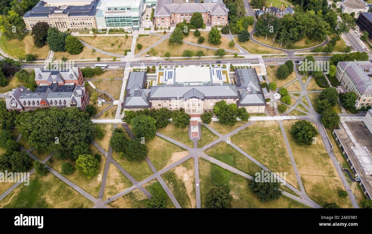 Goldwin Smith Hall, Cornell University, Ithica, NY, STATI UNITI D'AMERICA Foto Stock