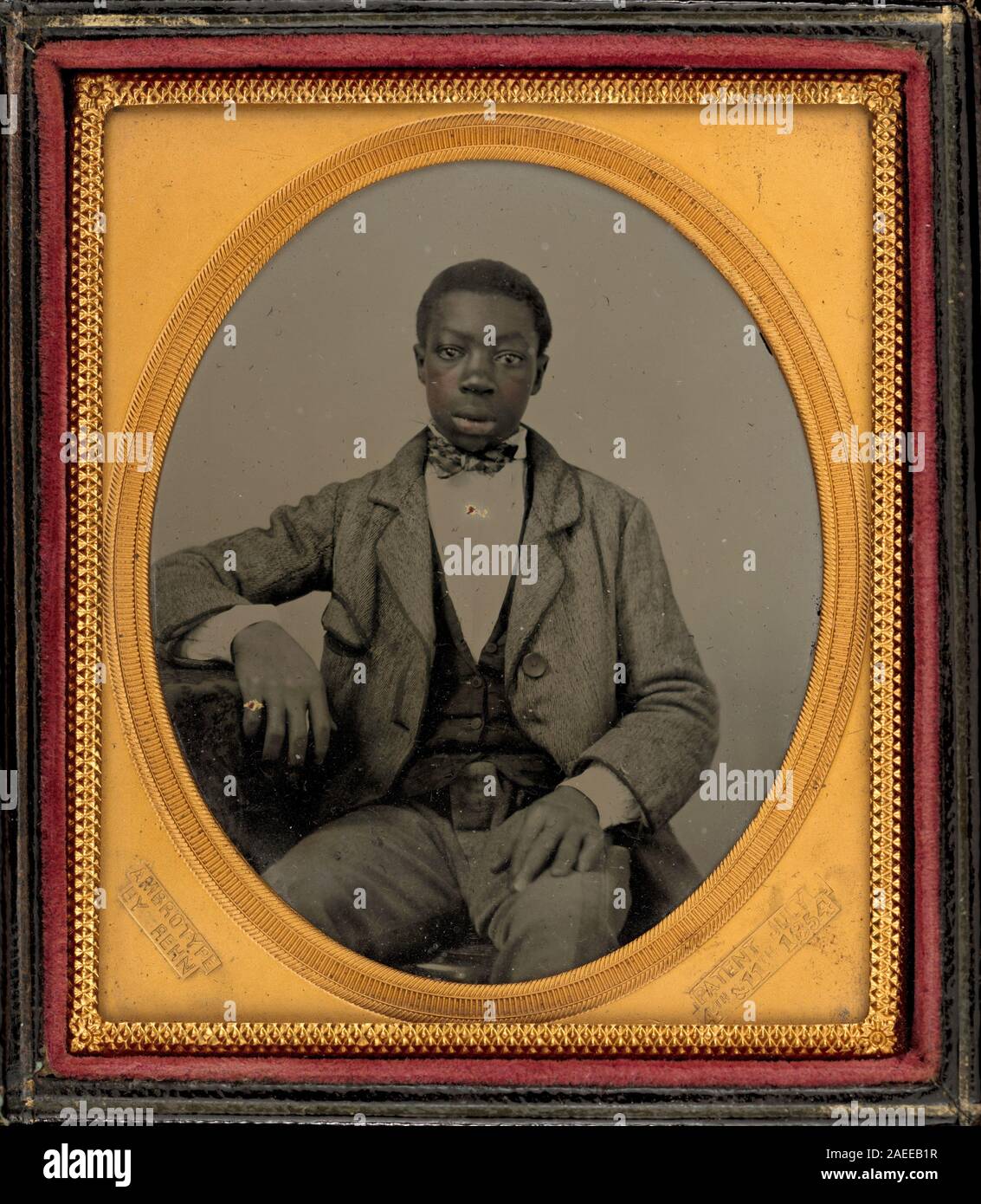 Isaac Rehn, Ritratto di un giovane uomo, c 1860 Ritratto di una giovane uomo; nel 1860 circa la data Foto Stock