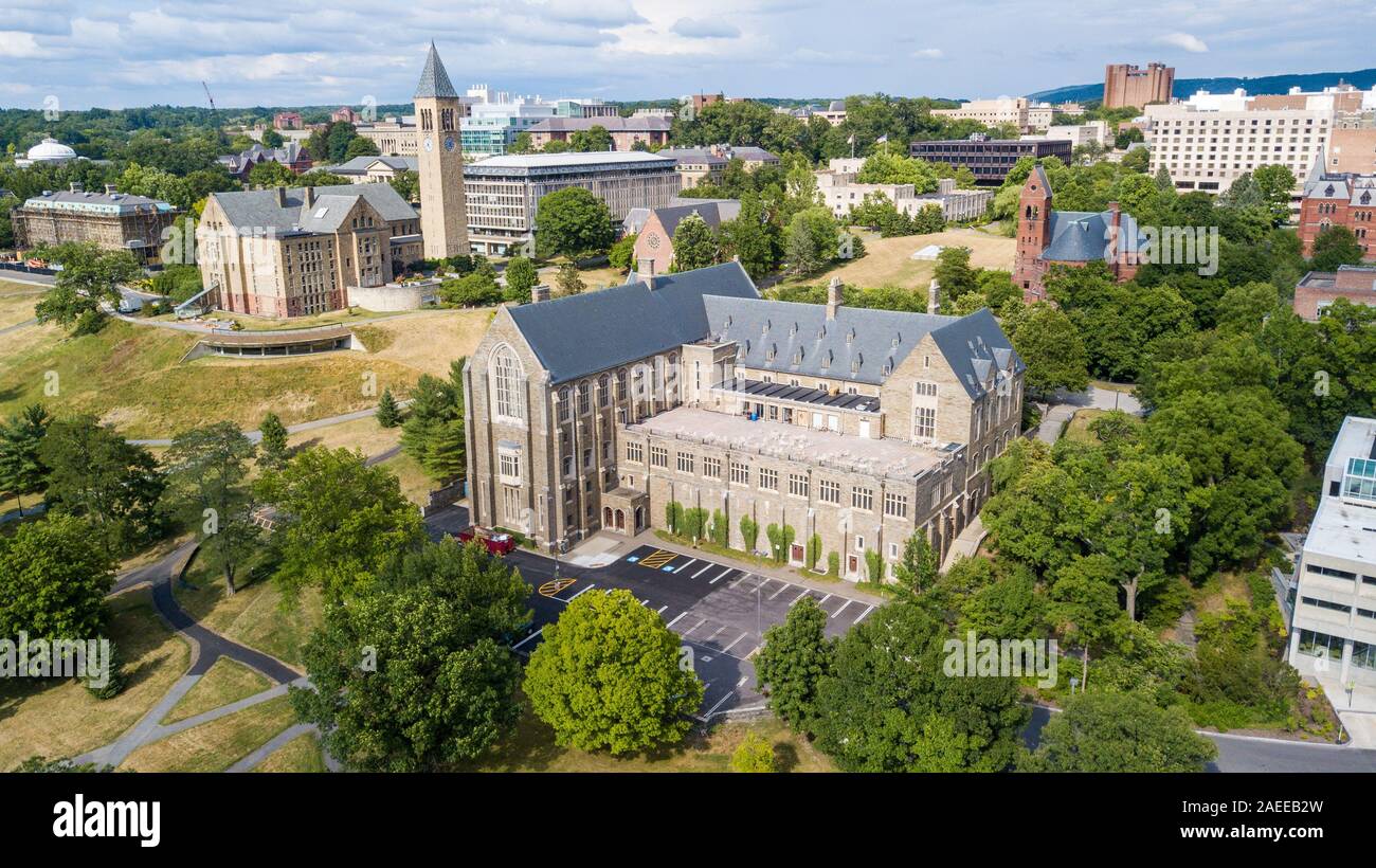 Willard dritto Hall, Cornell University, Ithica, NY, STATI UNITI D'AMERICA Foto Stock