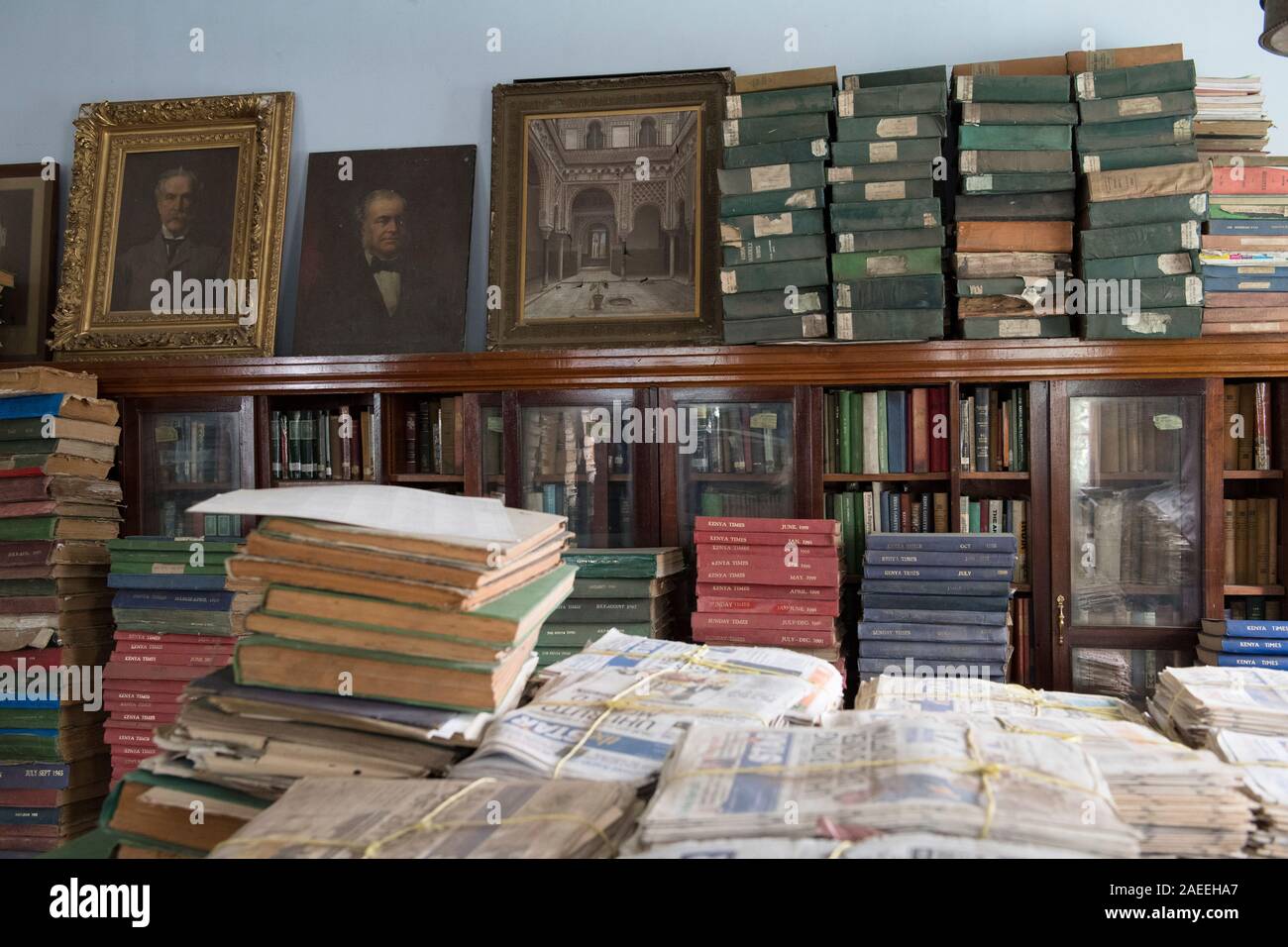 McMillan Memorial Library, Centro di Nairobi, in Kenya Foto Stock