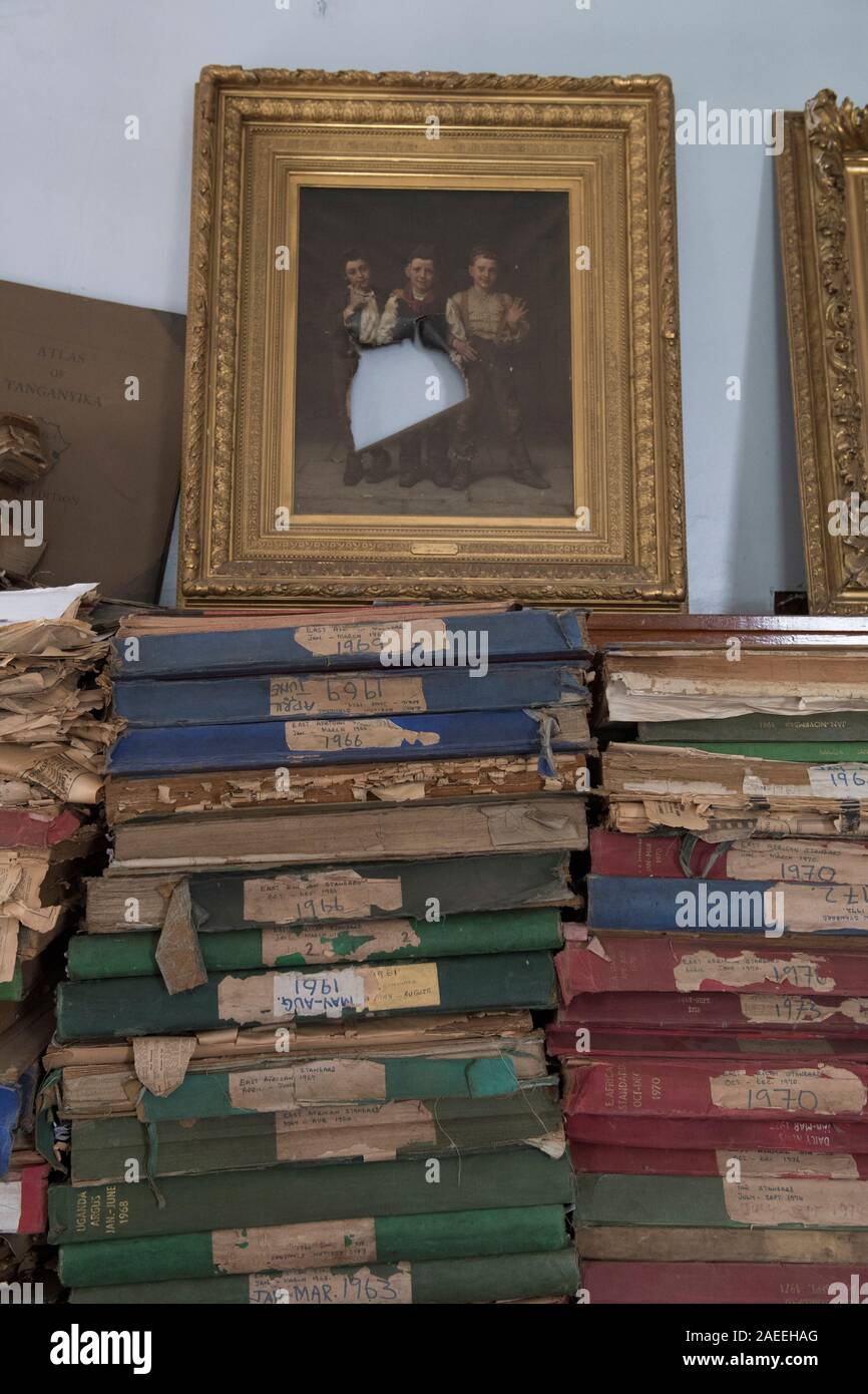 McMillan Memorial Library, Centro di Nairobi, in Kenya Foto Stock