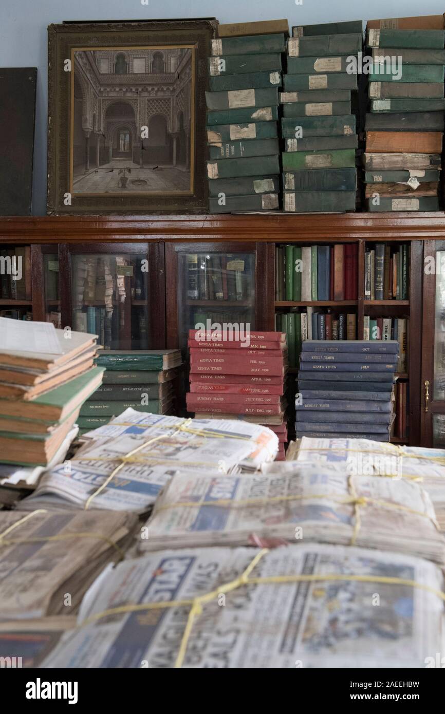 McMillan Memorial Library, Centro di Nairobi, in Kenya Foto Stock