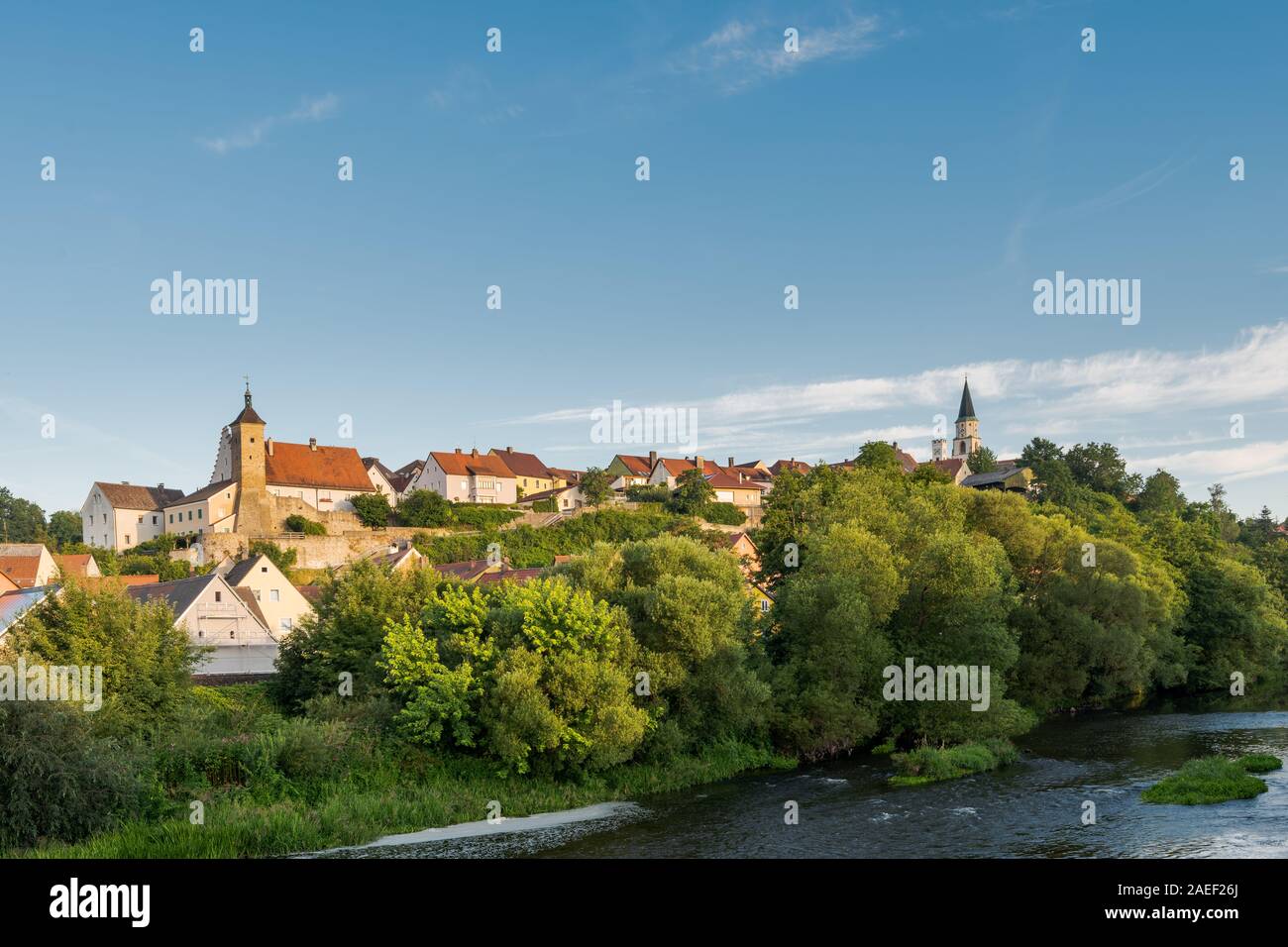 Nabburg nel Palatinato superiore, Bavaria Foto Stock