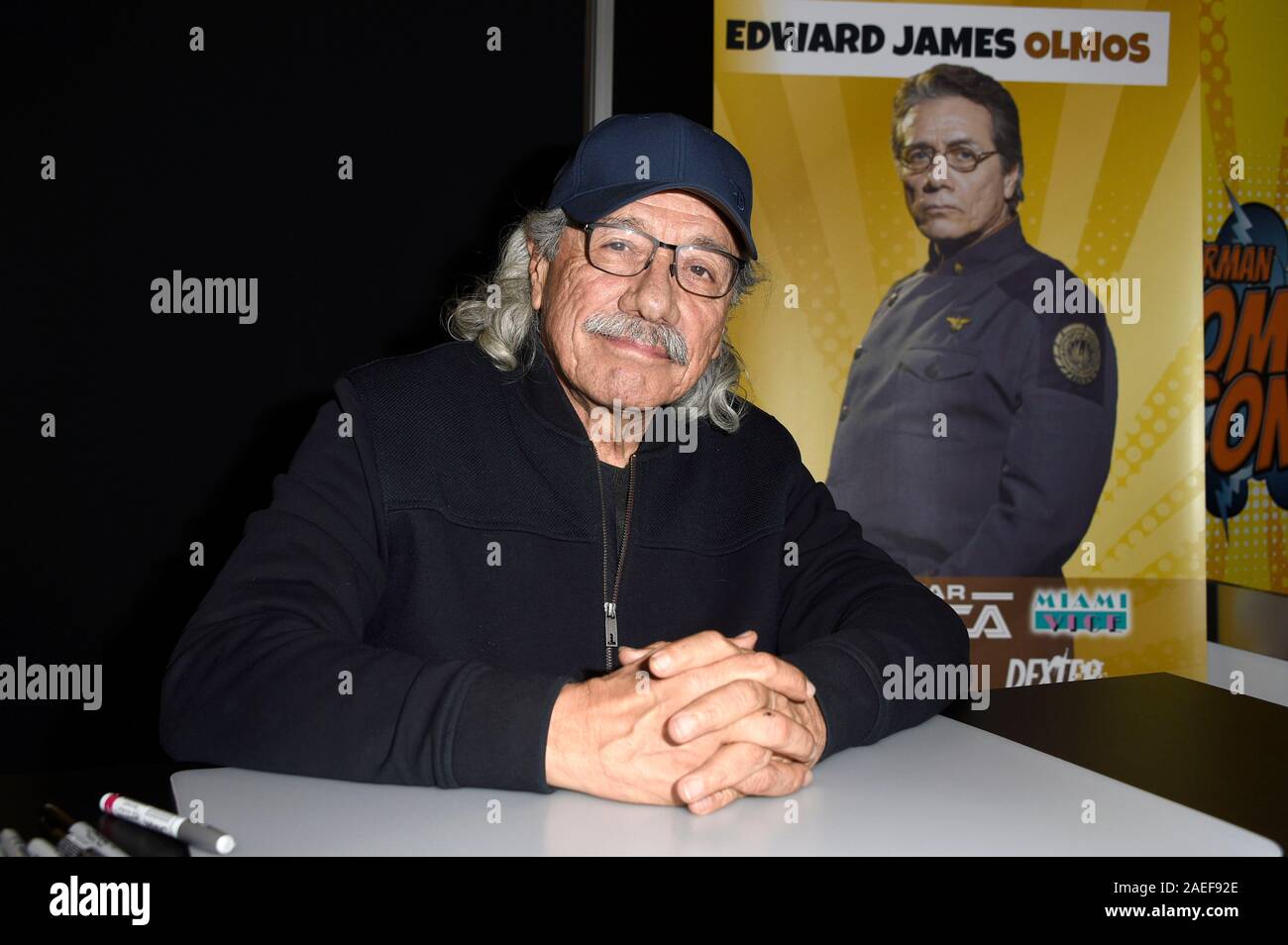 Dortmund, Deutschland. 07Th Dec, 2019. Edward James Olmos al sesto comico tedesco Con Dortmund 2019 nella exhibition hall. Dortmund, 07.12.2019 | Utilizzo di credito in tutto il mondo: dpa/Alamy Live News Foto Stock
