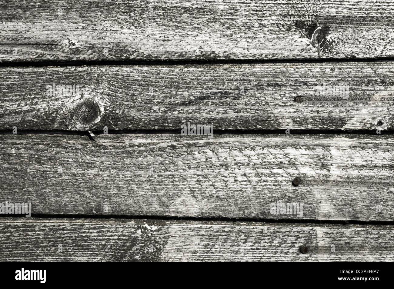 Texture di legno, sfondi di legno. Nodose, vintage delle tavole da vecchi fienili Foto Stock