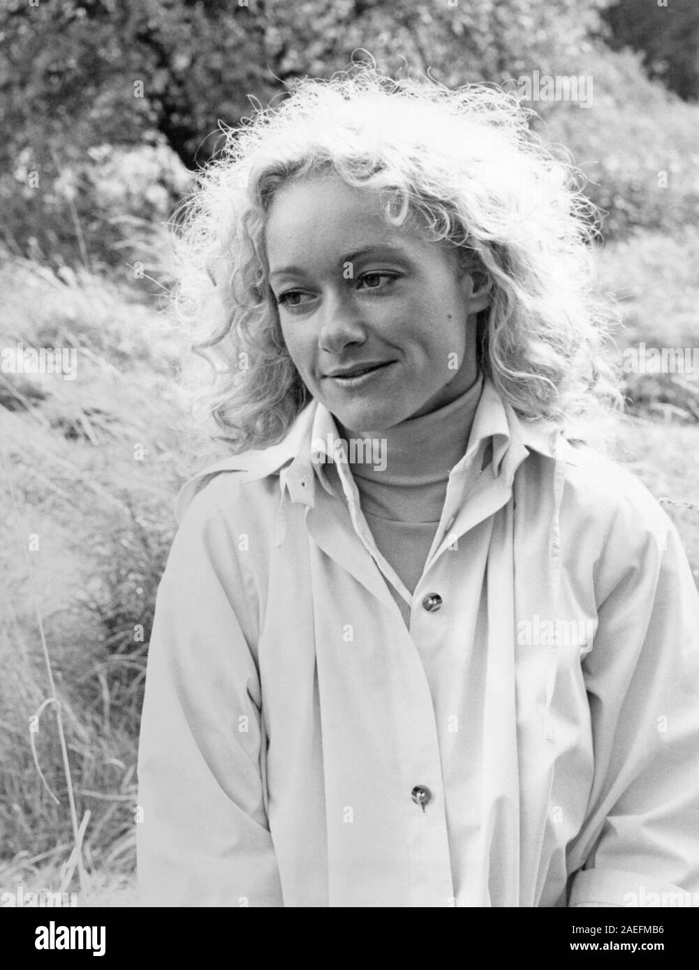 Silvia Reize, Schweizer Schauspielerin, Deutschland um 1972. Swiss attrice Silvia Reize, Germania intorno al 1972. Foto Stock