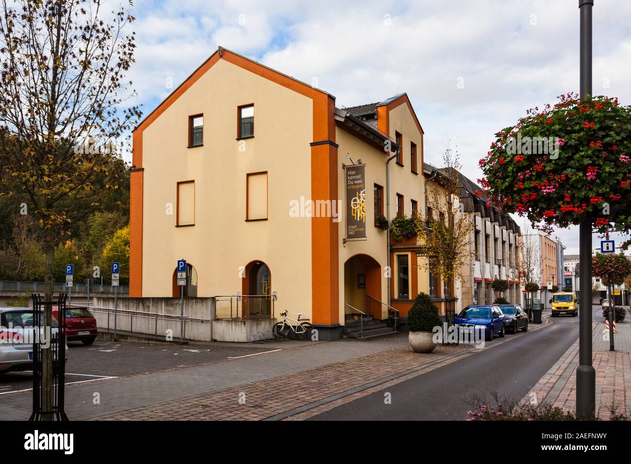 Biblioteca della città Diez Foto Stock