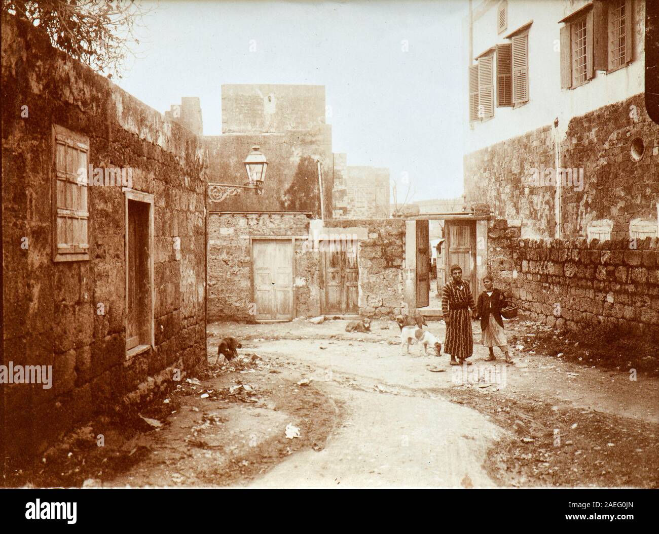 Un villaggio turkysh, 1911 Foto Stock