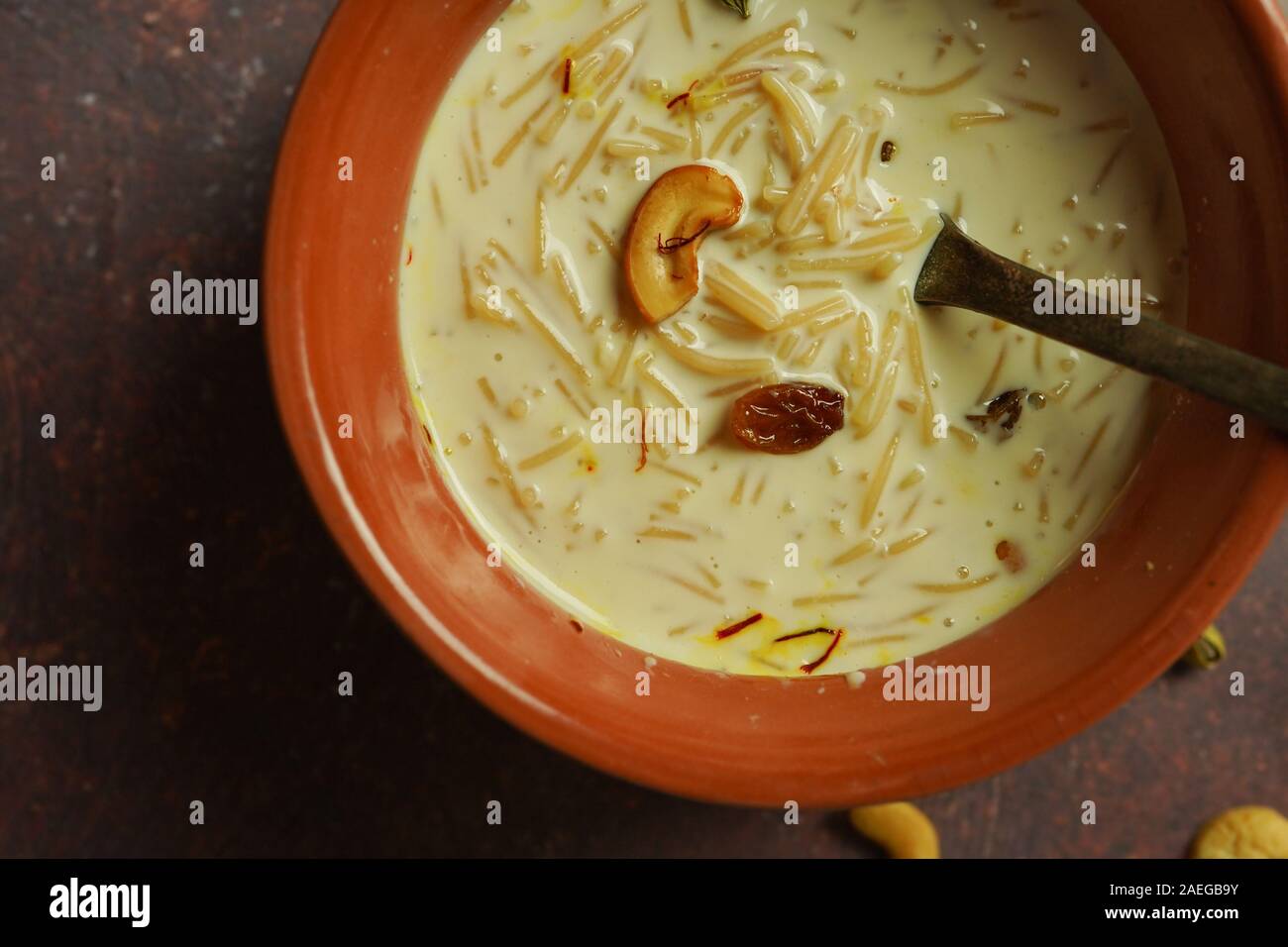 Vermicelli semiya Kheer / sheer khurma -Indian dolci e dessert Foto Stock