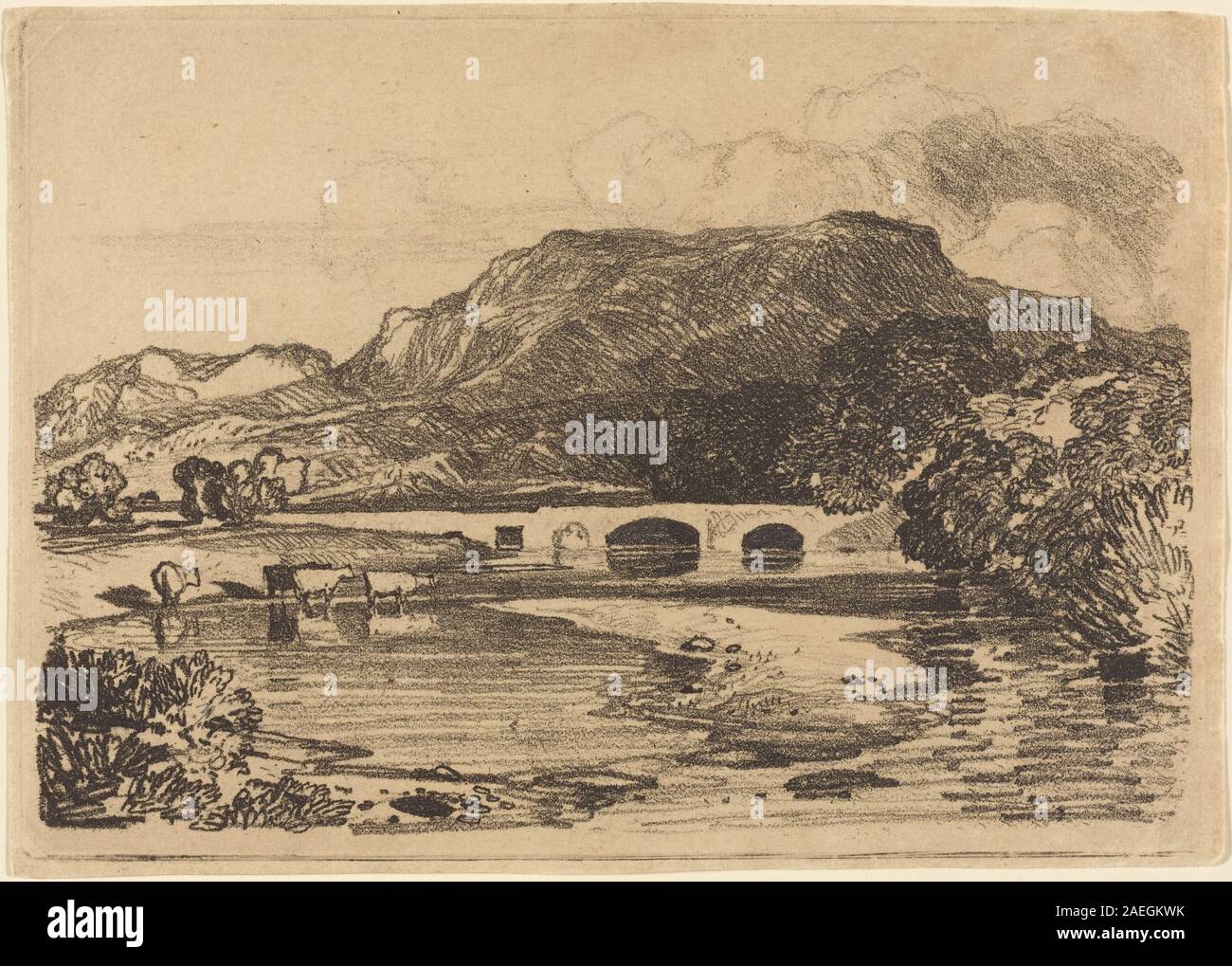 John Sell Cotman, Tan y Bwlch, il Galles del Nord, c 1810-1815 Tan y Bwlch, il Galles del Nord; c. 1810/1815 Foto Stock