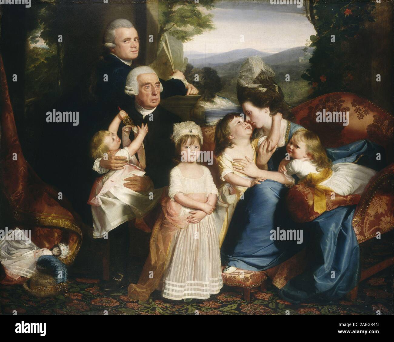 John Singleton Copley, la Copley Famiglia, 1776-1777 la Copley famiglia; 1776/1777 Foto Stock