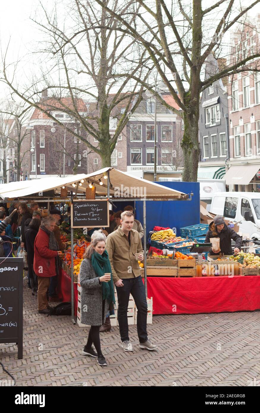 Noordermarkt, Amsterdam Foto Stock