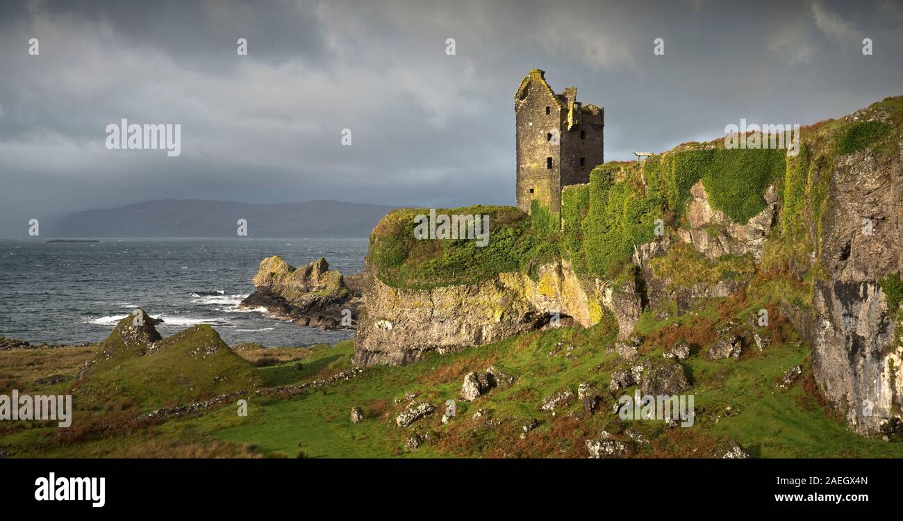 Castello Di Gylen, Kerrera, Oban, Scozia (1) Foto Stock