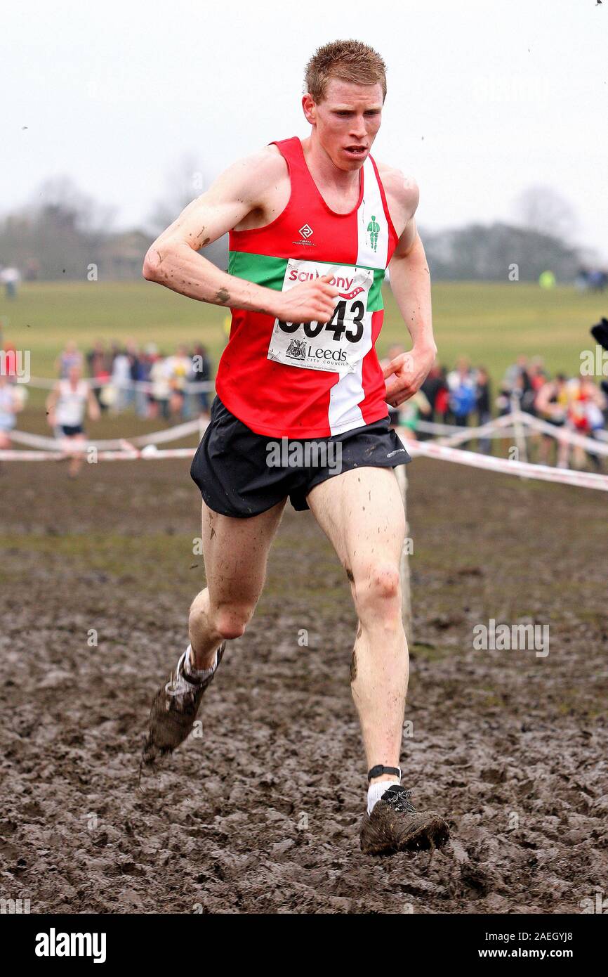 Andy Vernon, 2010 nazionale inglese di Cross Country Championships Foto Stock