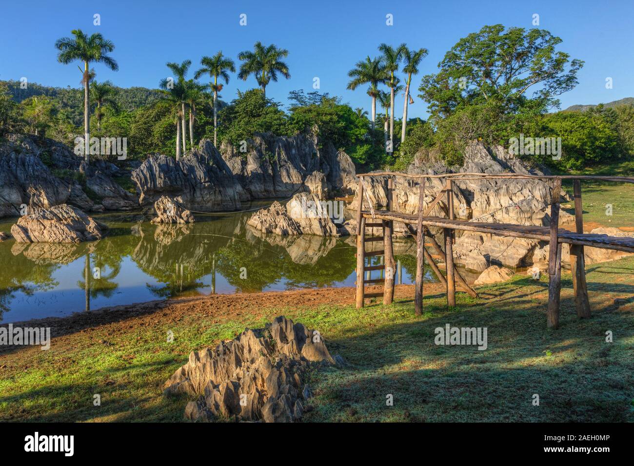 Vinales, Pinar del Rio, Cuba, America del Nord Foto Stock