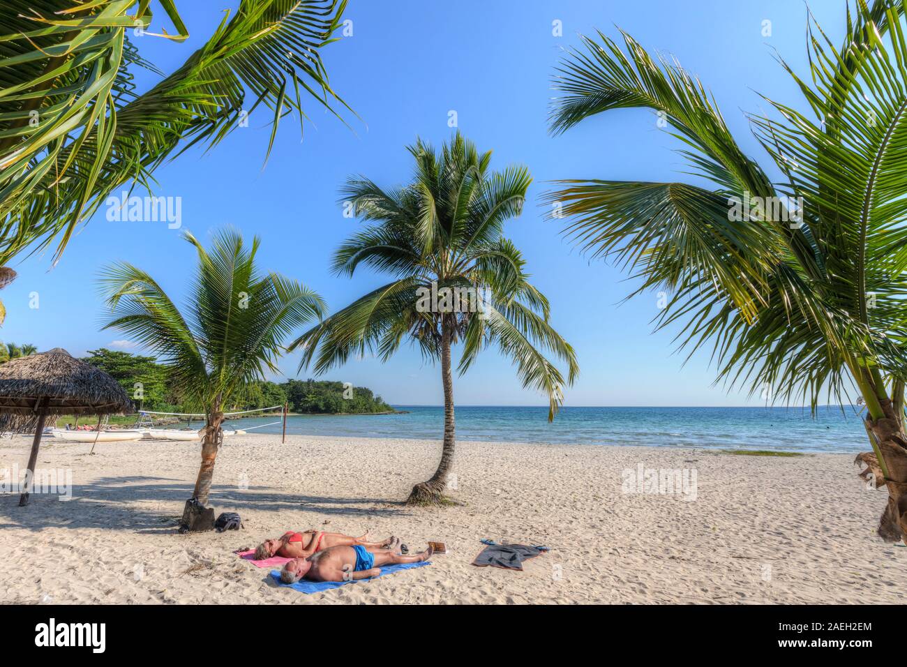 Playa Larga, Matanzas, Cuba, America del Nord Foto Stock