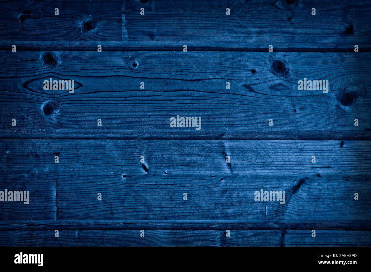 In legno blu scuro dello sfondo liscio, tavole in legno, tavolo in legno nobile texture. Modello per la progettazione. Foto Stock