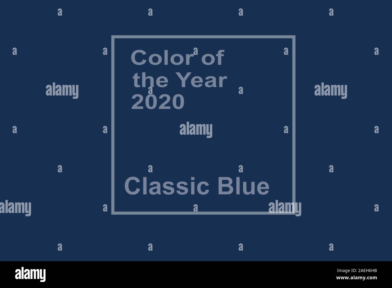 Classic colore blu Foto Stock
