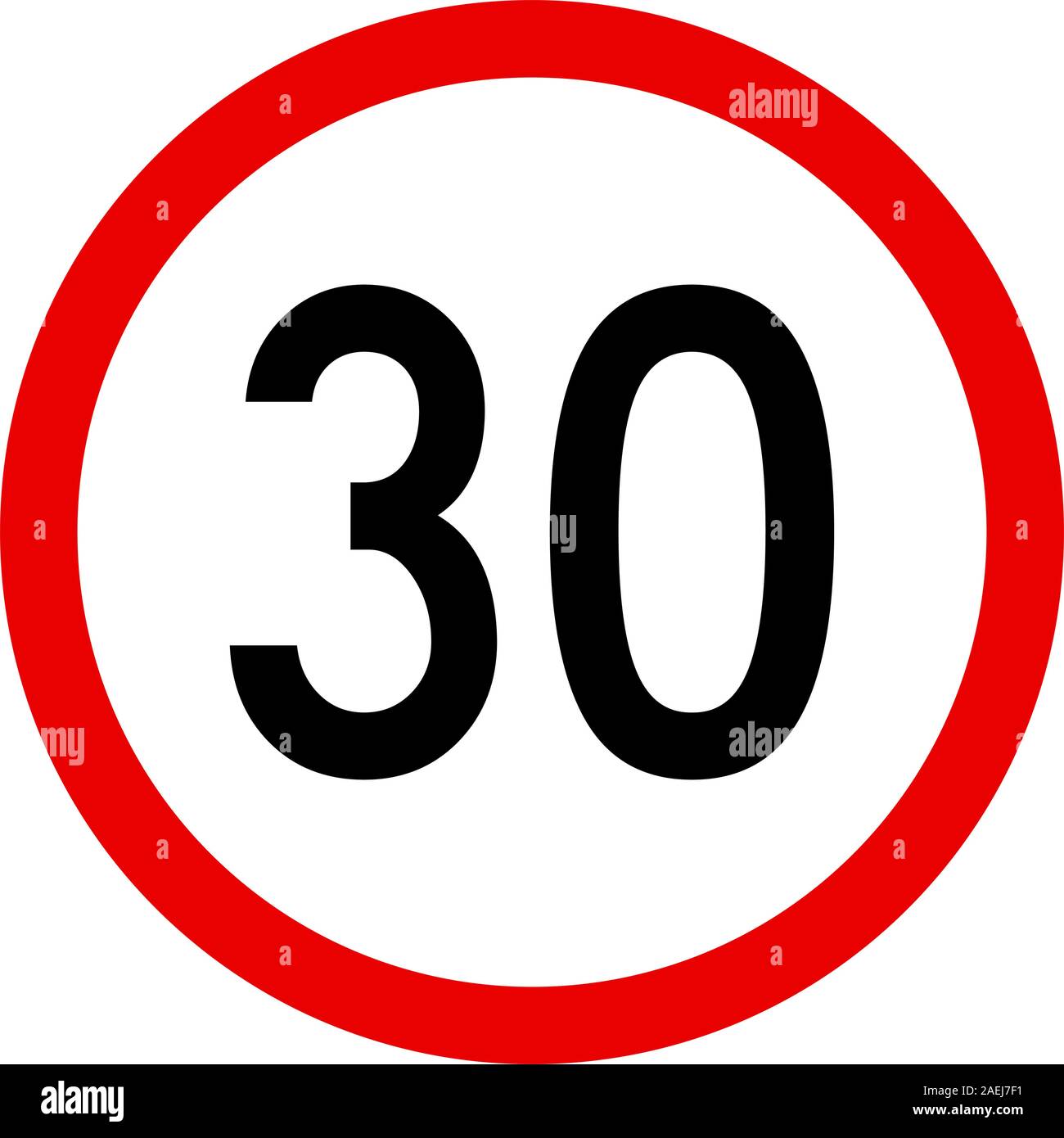Segno di traffico la velocità di comando limite 30 illustrazione vettoriale sfondo. Il cerchio rosso segno specificato sulla scheda è per evitare di azione del pannello e incidenti. Illustrazione Vettoriale Segno di traffico la velocità di comando limite 30 illustrazione vettoriale sfondo. Il cerchio rosso segno specificato sulla scheda è per evitare di azione del pannello e incidenti. Illustrazione Vettoriale