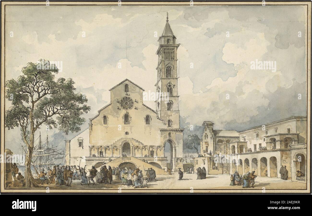 Louis-Jean Desprez, la Cattedrale di Trani, 1778 nella Cattedrale di Trani; 1778data Foto Stock