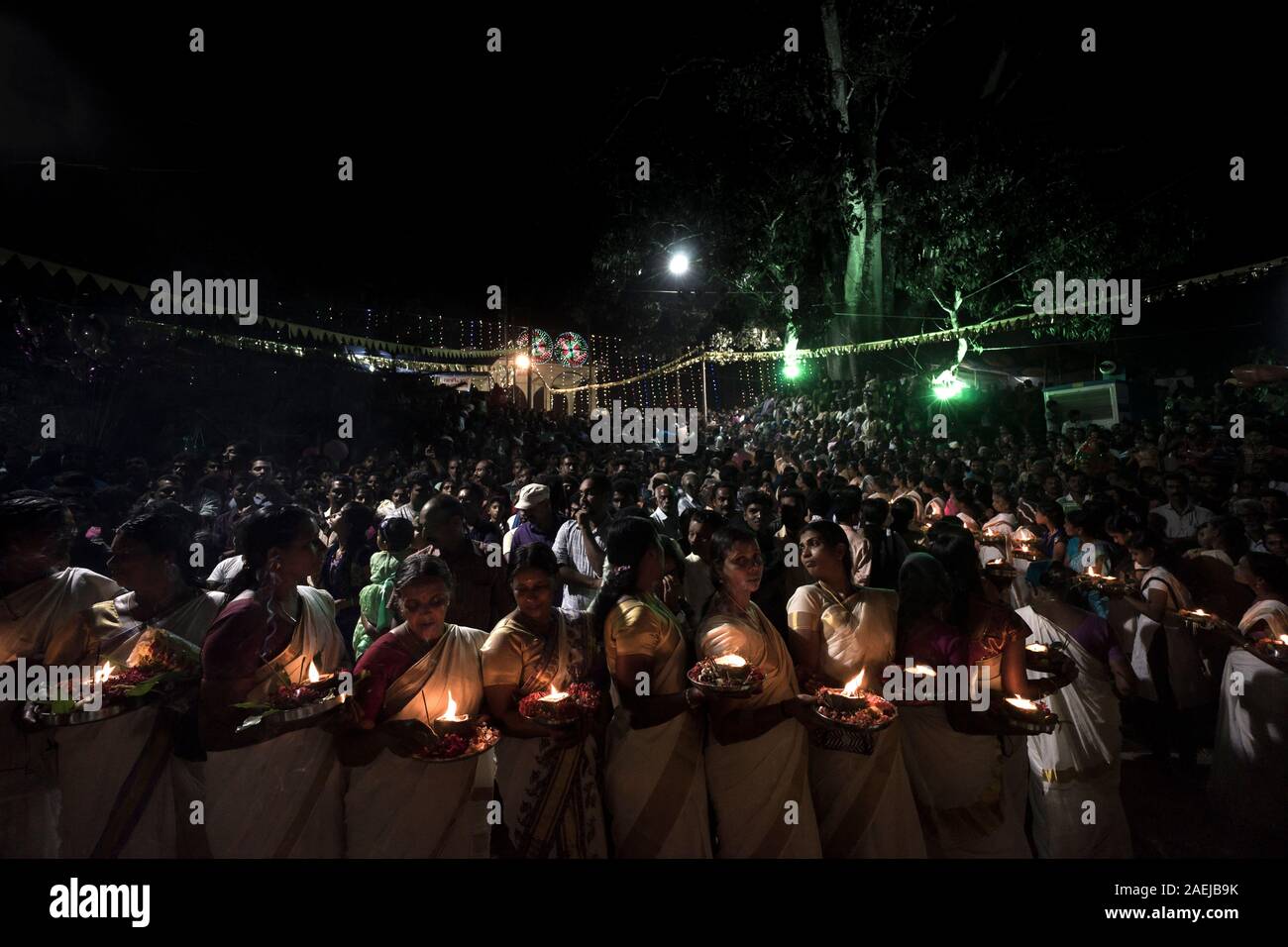 Festival di Shiva, Wayanad, India Foto Stock