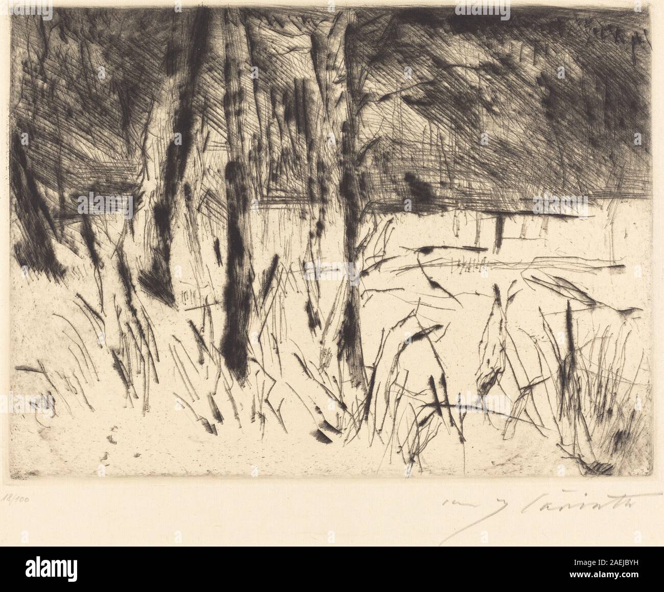 Lovis Corinth, Giardino Zoologico (Tiergarten), 1922 Il Giardino Zoologico (Tiergarten); 1922data Foto Stock
