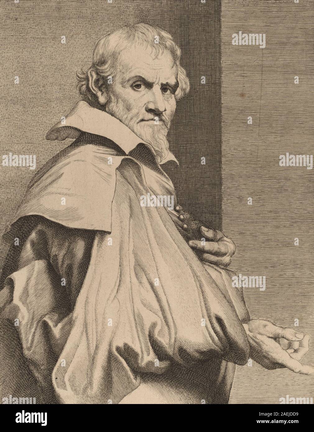 Emil Lucas Vorsterman dopo Sir Anthony van Dyck, Orazio Gentileschi, probabilmente 1626-1641 Orazio Gentileschi; probabilmente 1626/1641 Foto Stock