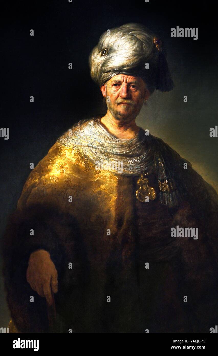 Un Oriental 1635 Harmenszoon Rembrandt van Rijn 1606-1669 Olandese, Paesi Bassi, Olanda, Foto Stock
