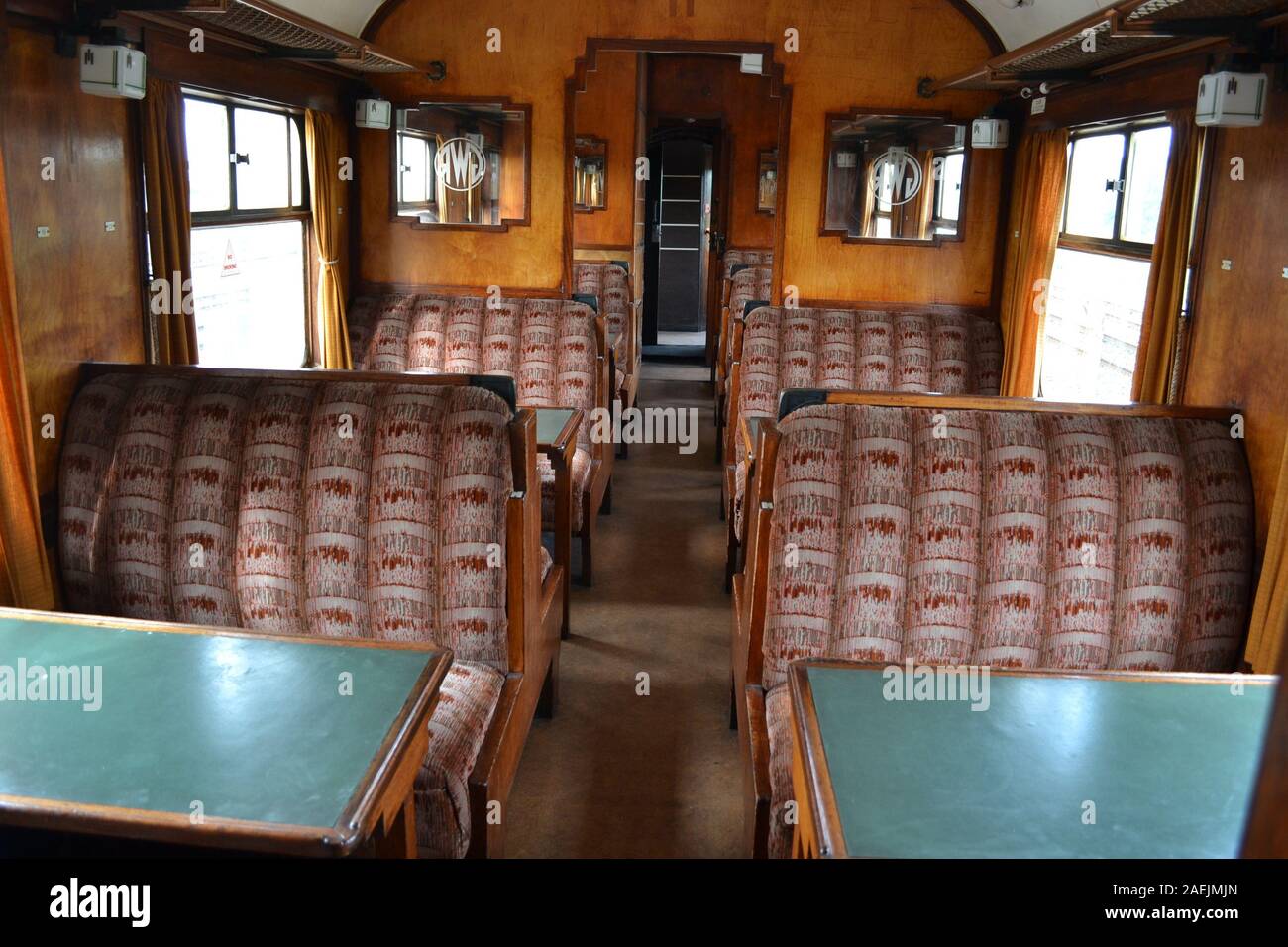 Carrello vittoriano a Didcot Railway Centre, Didcot Parkway station, Didcot, Regno Unito Foto Stock