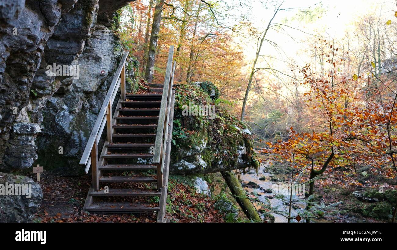Pan sentiero escursionistico, Kamačnik, Croazia Foto Stock