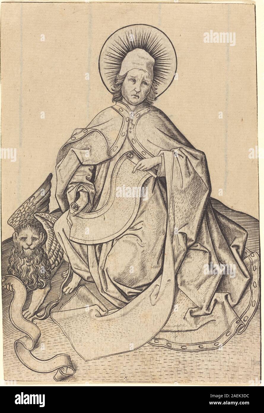 Master ES, San Marco, c 1460-1465 San Marco; c. 1460/1465 Foto Stock
