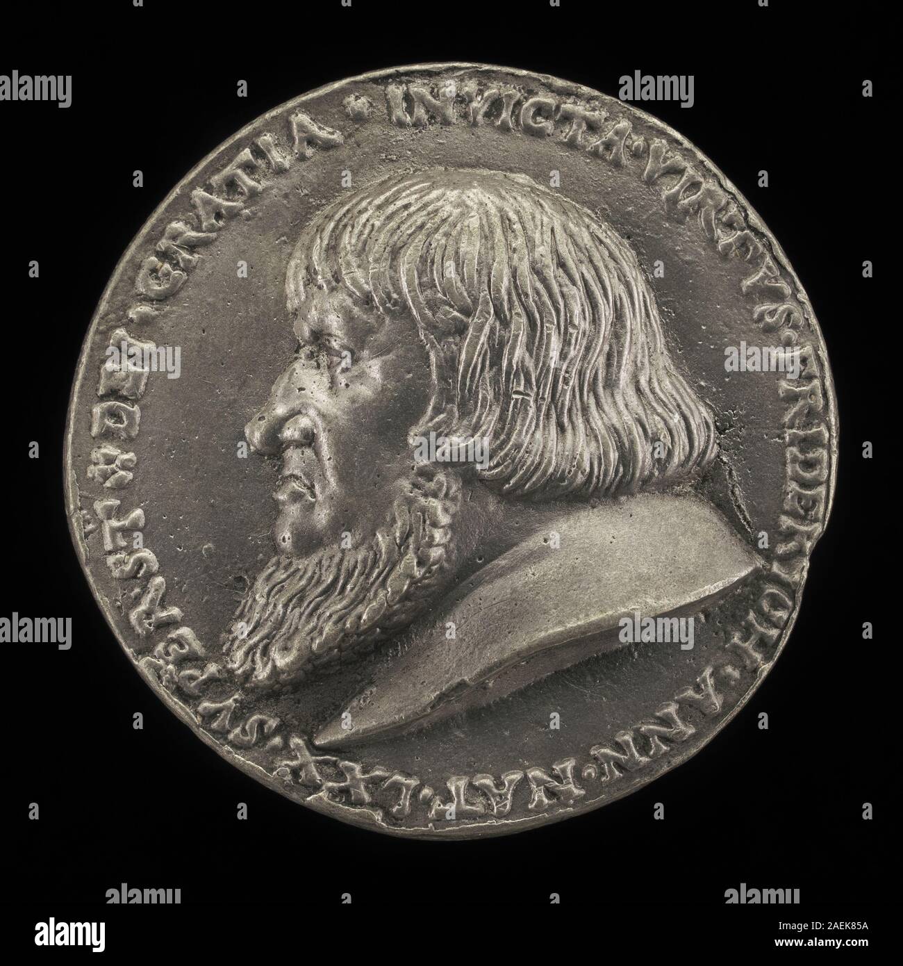 Matthes Gebel, Friedrich il sambuco, 1460-1536, margravio di Brandenburg-Ansbach 1486 (complementare), 1528 Friedrich il sambuco, 1460-1536, margravio di Brandenburg-Ansbach 1486 [complementare]; 1528data Foto Stock