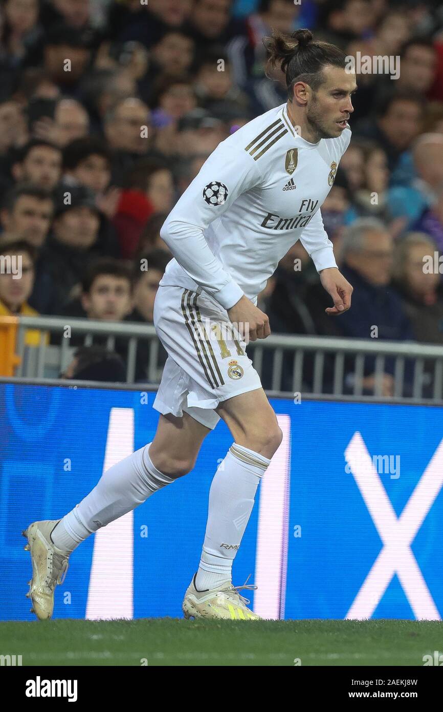 Gareth Bale del Real Madrid durante la UEFA Champions League, gruppo di una partita di calcio tra il Real Madrid CF e Paris Saint-Germain il 26 novembre 2019 presso il Parc des Princes Stadium di Parigi, Francia - Photo Laurent Lairys / DPPI Foto Stock