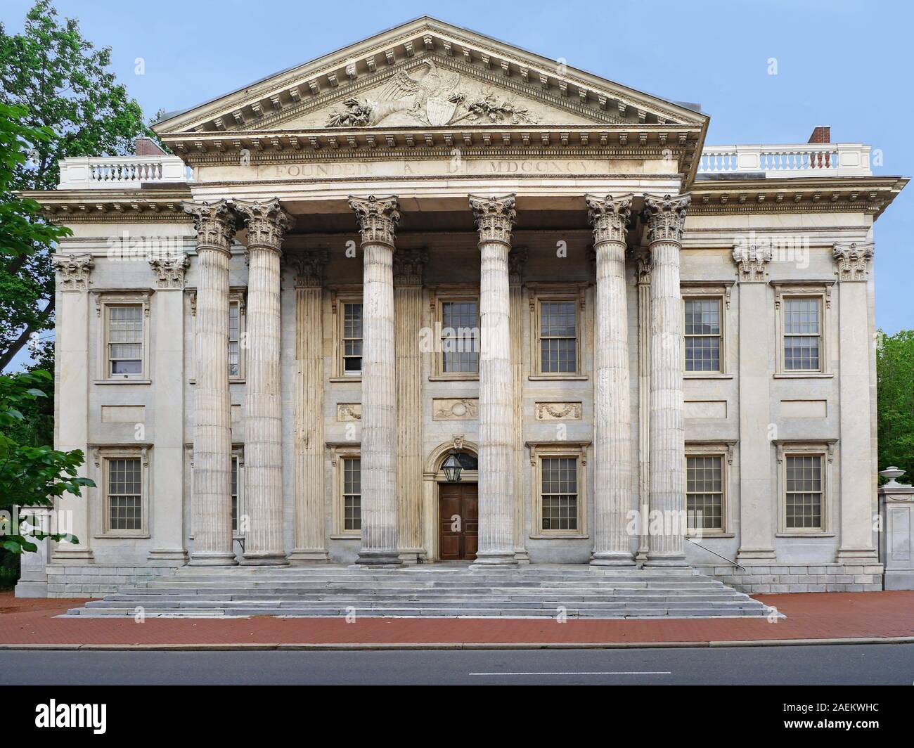 Prima storica Banca degli Stati Uniti edificio, Philadelphia Foto Stock