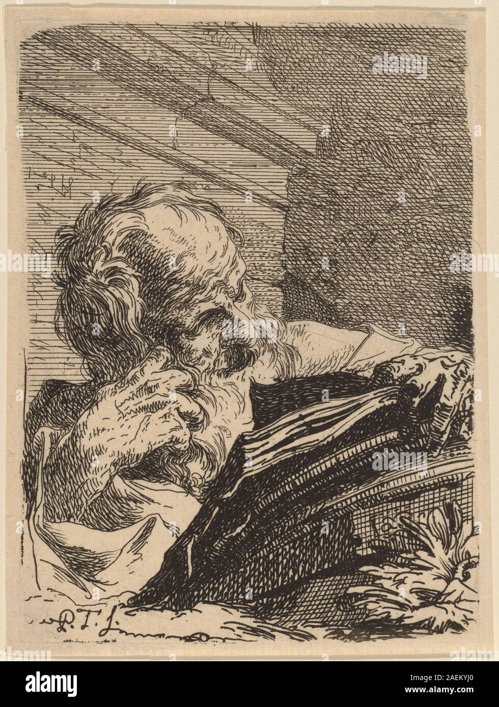 Paul Troger, un filosofo, 1720s un filosofo; 1720s data Foto Stock