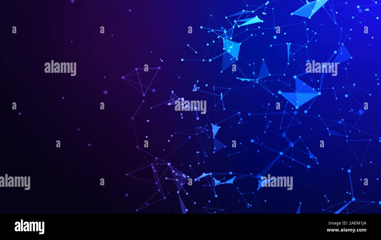 Concetto di rete, di comunicazione di internet. 3d'illustrazione. Foto Stock