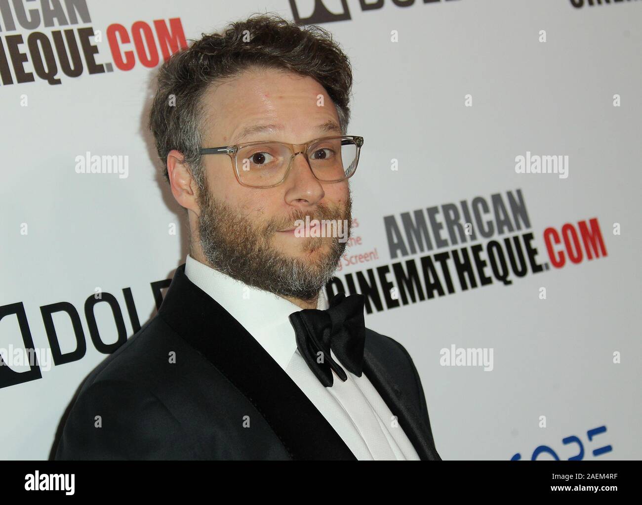 Xxxiii annuale degli American Cinematheque Award 2019 tenutosi presso il Beverly Hilton di Beverly Hills, la California. Dotato di: Seth Rogen dove: Los Angeles, California, Stati Uniti quando: 09 Nov 2019 Credit: Adriana M. Barraza/WENN.com Foto Stock
