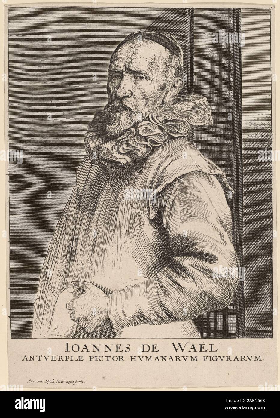 Sir Anthony van Dyck, Jan de Nicola, c 1630, Jan de Wael; circa 1630 data Foto Stock