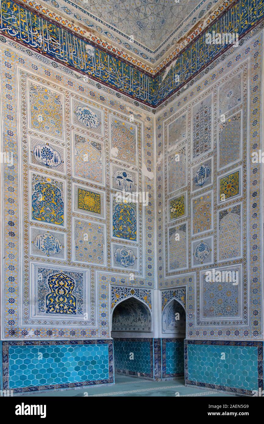 Kok gumbaz mosque shakhrisabz uzbekistan Foto Stock